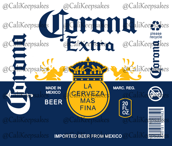 Corona Extra PNG for Sublimation/Waterslide - 300DPI - CaliKeepsakes