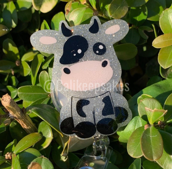 Cow badge reel