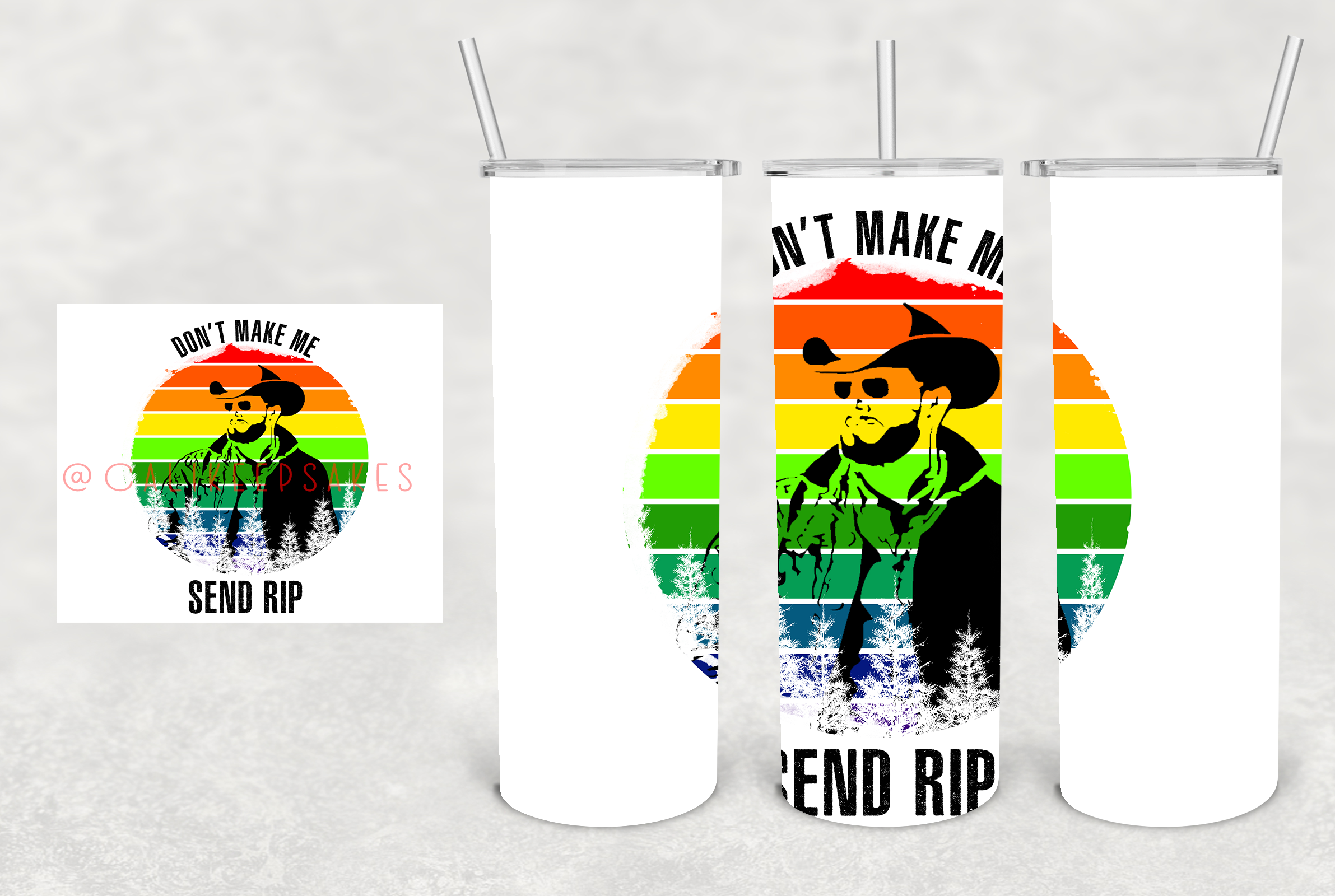 Yellowstone TV Show Send Rip 20oz Custom Tumbler | CaliKeepsakes ...