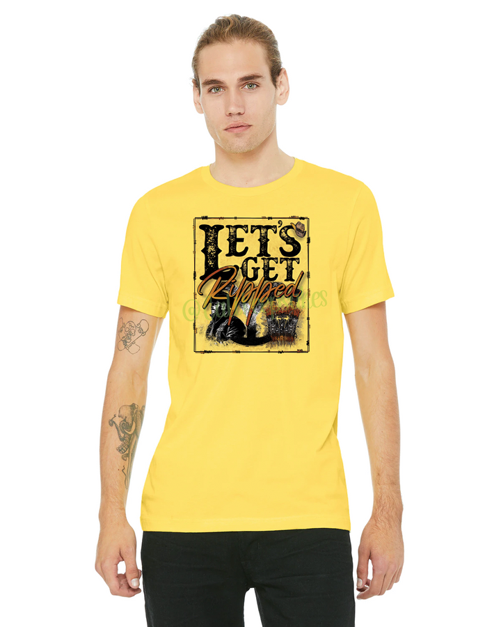 yellow T-shirt