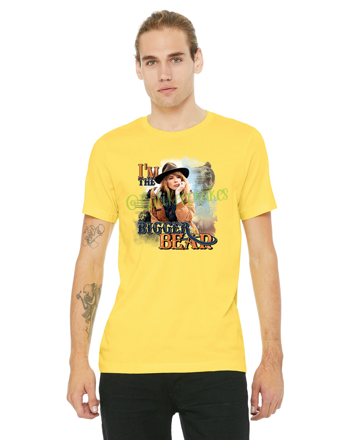 yellow T-shirt