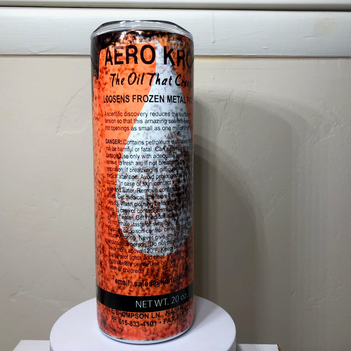 Aero Kroil (Kano) Lubricant 20oz Custom Tumbler - CaliKeepsakes