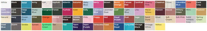color picker chart