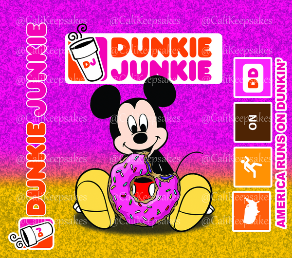 Dunkin Mickey digital design