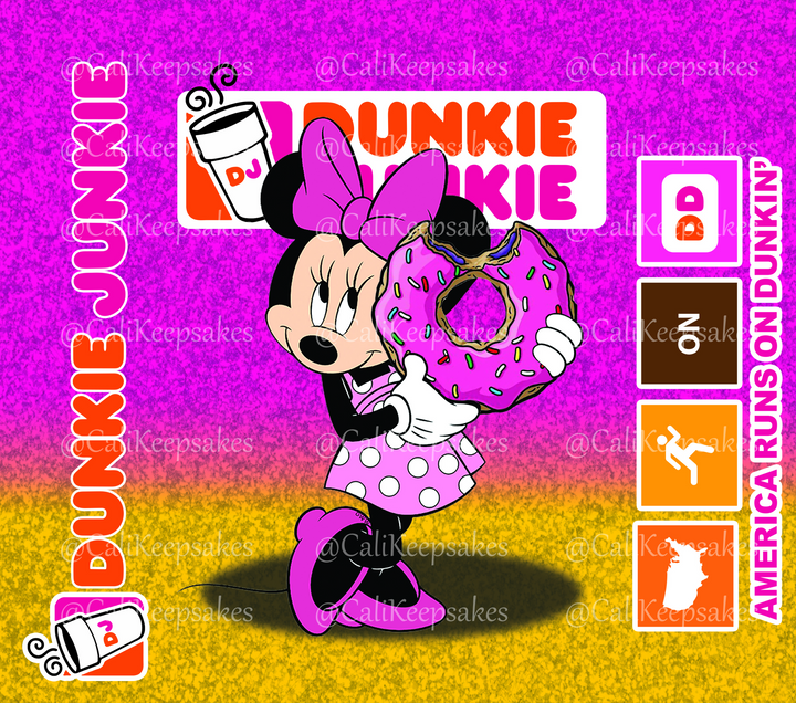 Dunkin Minnie digital design