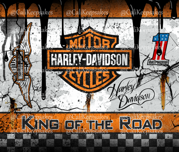 Harley-Davidson Motor Cycles PNG - Sublimation/Waterslide 300DPI - CaliKeepsakes