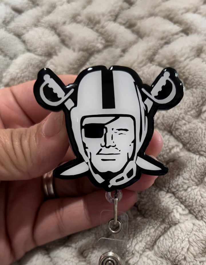 Raiders badge holder