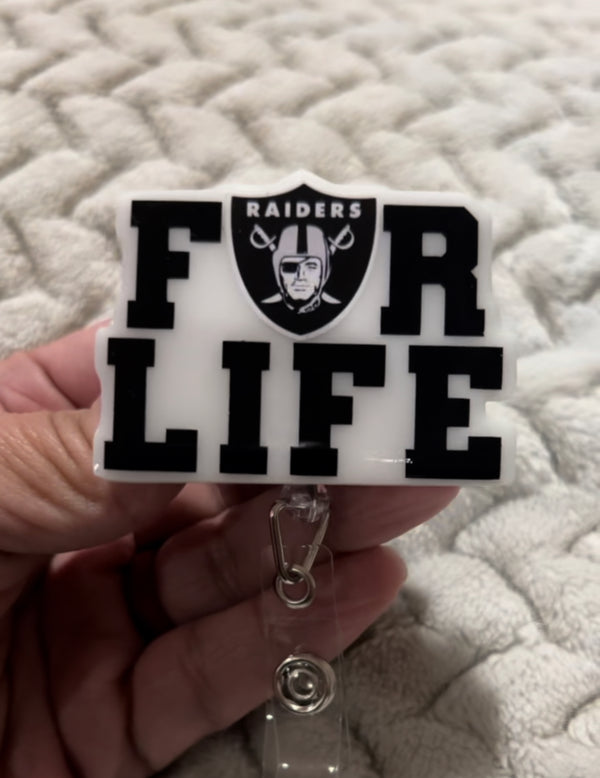 Raiders badge holder