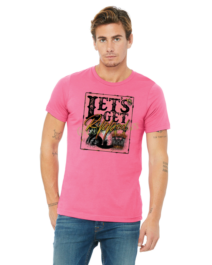 pink T-shirt