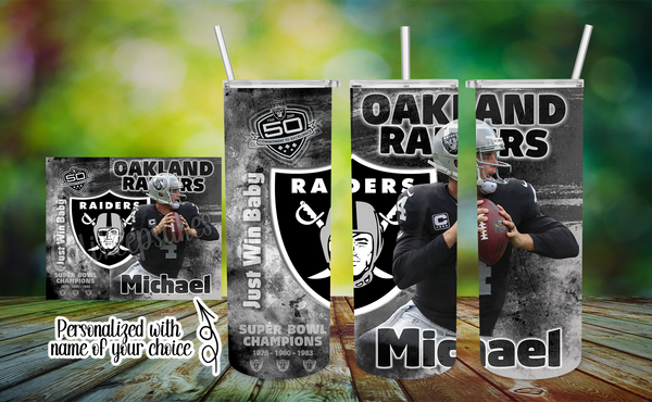 raiders tumbler